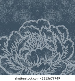 Printable wall art. Textured interior drawing design.