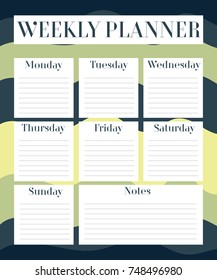 Printable weekly planner