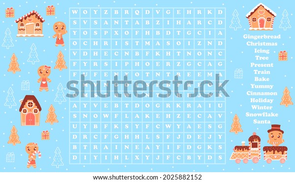 Búsqueda de palabras imprimible actividad preescolar,: vector de stock ...