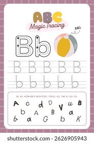 Printable worksheet featuring cute kawaii alphabet tracing activity for kids fun learning perfect for preschool and kindergarten to practice handwriting and letter recognition