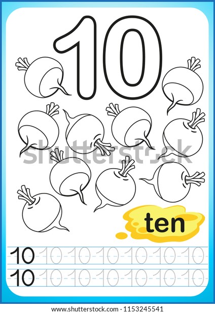 Printable worksheet for kindergarten and preschool. Exercises for ...