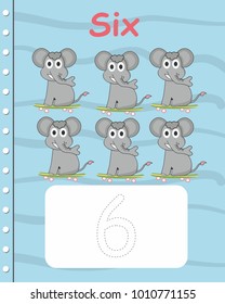Printable worksheet for kindergarten and preschool. We train to write numbers and letters,cover book, cover page