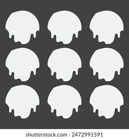 Printables labels with geometric shapes for photo frames