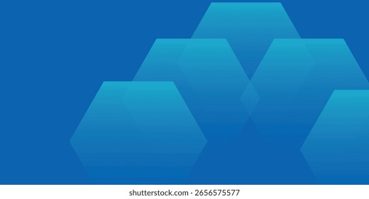 PrintAbstract blue geometric shape background. Eps10 vector VECTOR ILLUSTRATION