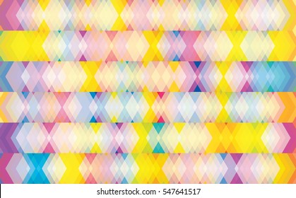 PrintAbstract direction arrows random colors vibrant background design 