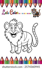  PrintAdorable Baboon Coloring Page for Kids - Fun and Printable Cartoon Animal Outline for Creative Learning