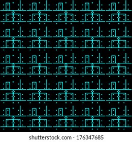 printed circuit board pattern eps10