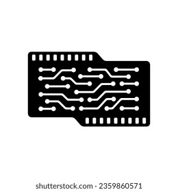 Gedruckte Schalttafel, Vektorsymbol