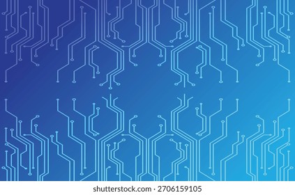 Ilustración vectorial de placa de circuito impreso