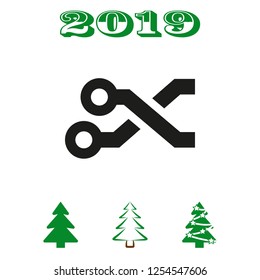Printed circuit connections icon