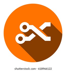 Printed circuit connections icon