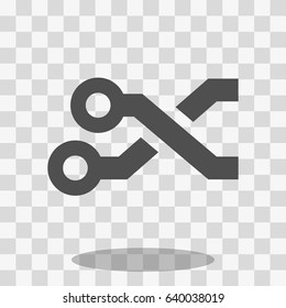 Printed circuit connections icon