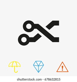 Printed circuit connections icon