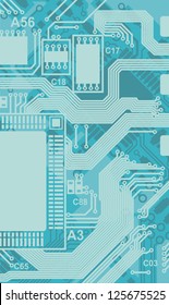 printed circuits chips background