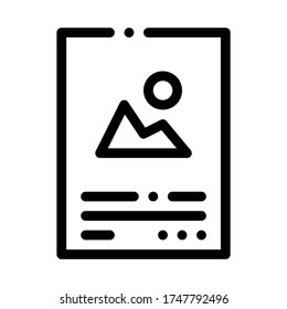 Druckfarbpapier-Icon-Vektorgrafik. Druckfarbpapier-Zeichen. einzelne Kontursymbolgrafik