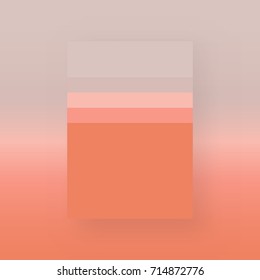 Printed cover template with colorful background. Graphic concept for your design