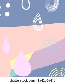 Printed creative template abstract modern art fashionable graphic design for banner, poster, card, cover, invitation, posters, brochure, flyer.