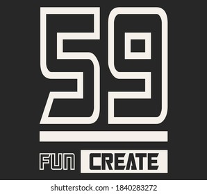 letras impresas para vectores de camisetas