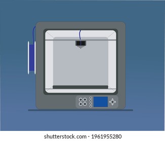 printer 3d vector  with a modern and beautiful design 