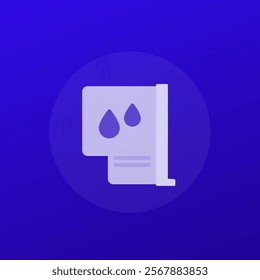 printer cartridge icon, transparent design