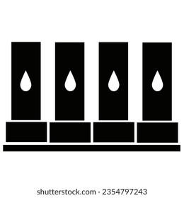 Printer cartridge icon. Vector illustration.