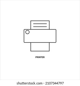 Printer clipart free vector icon