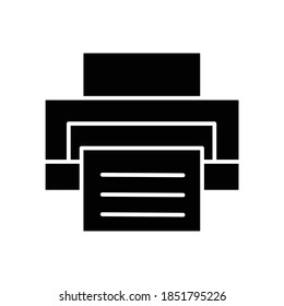 Printer Copier Machine glyph icon