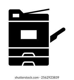 A printer or copier machine icon, representing printing or document duplication