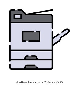 A printer or copier machine icon, representing printing or document duplication