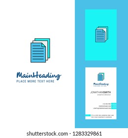 Printer Creative Logo and business card. vertical Design Vector