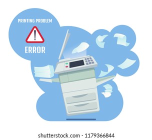 Printer Error Illustration