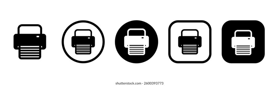 Printer or fax icon . Large format printing, plotter, scanner. Web symbol. Vector illustration.