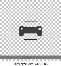 Printer flat icon.