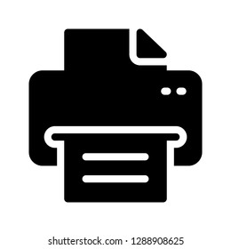 printer glyph icon