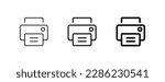 printer icon , app web signs
