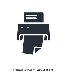 printer icon collection .design style with background