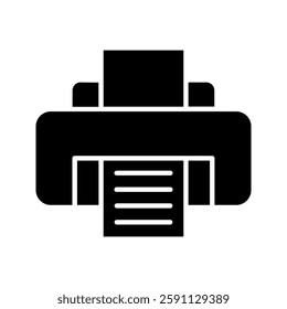 printer icon color editable on white background