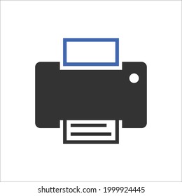 printer icon design vector graphics