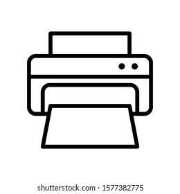 printer icon design vector template