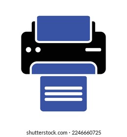 Printer Icon in Dualtone Style