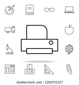 Printer icon. Education icons universal set for web and mobile