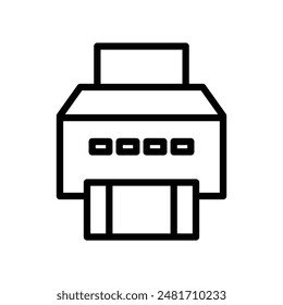 printer icon element line style