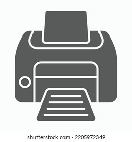 printer icon, fax vector, scanner illustration