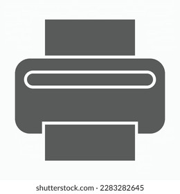 printer icon, fax vector, scanner illustration