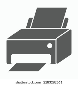 printer icon, fax vector, scanner illustration