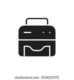 Printer icon Flat line illustration