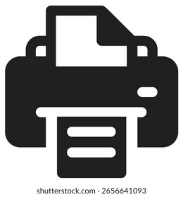 Ilustración del icono de la impresora� eps 10
