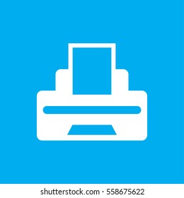 printer icon illustration isolated vector sign symbol