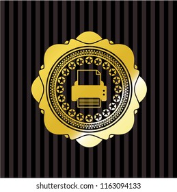 printer icon inside shiny badge