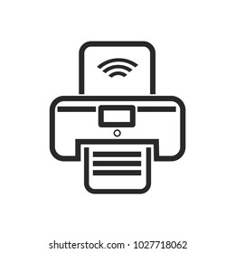 Printer icon isolated on white background. Printing symbol modern, simple, vector, icon for website design, mobile app, ui. Vector Illustration 